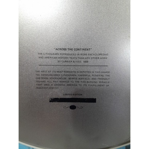 American Express Train Tin Trays Limited Edition Sunshine Bisuits 14.5"x11.5" - Picture 4 of 5